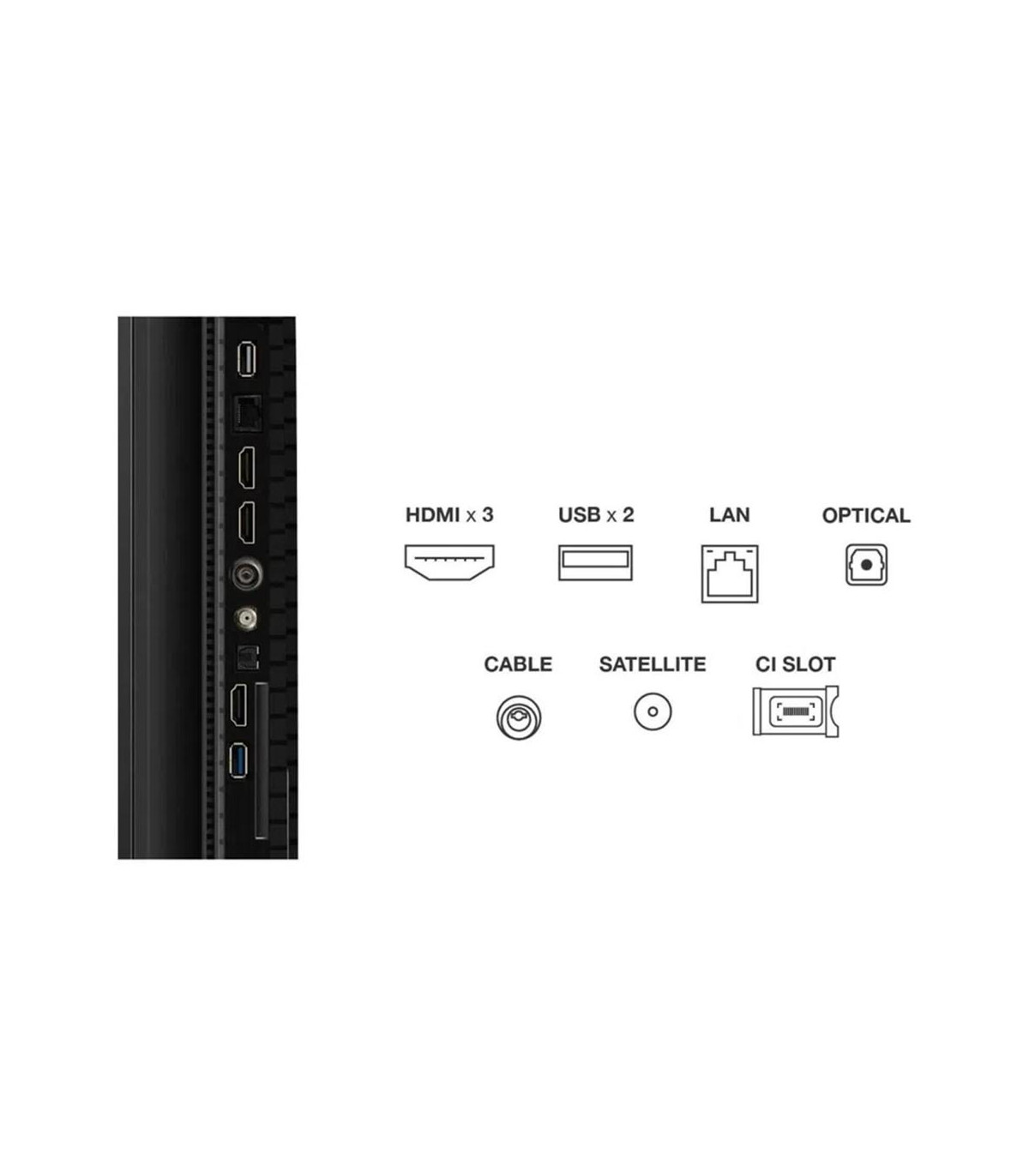 Tv tcl 65 pulgadas qled 4k uhd -  65p7k -  google tv