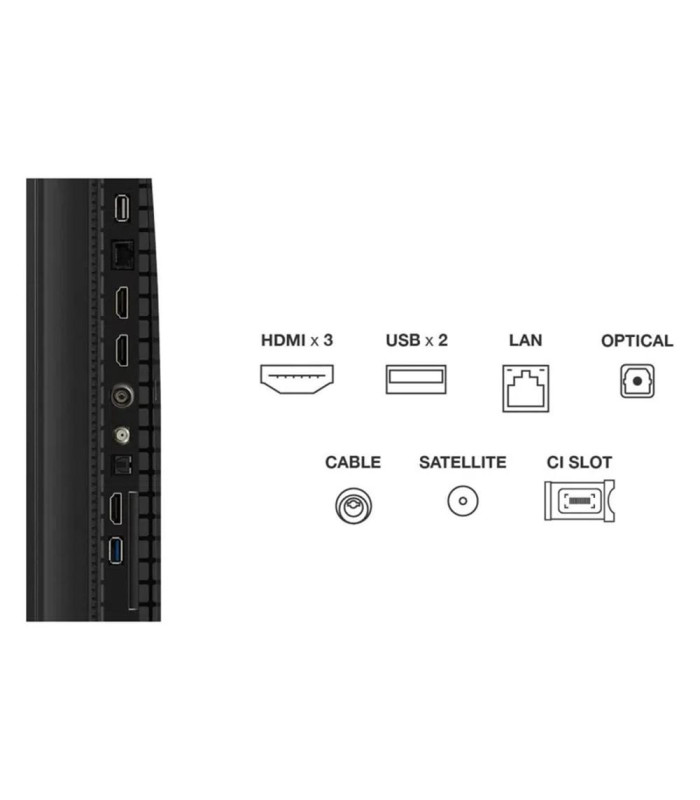 Tv tcl 55 pulgadas qled 4k uhd -  55p7k -  google tv