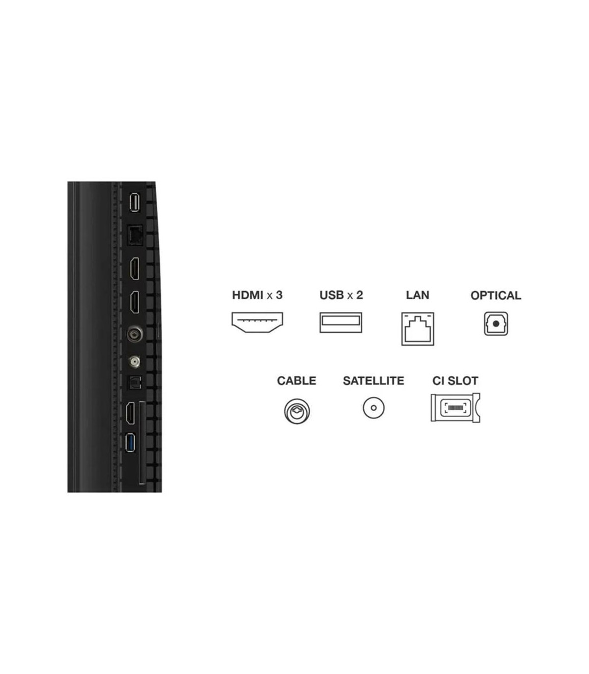 Tv tcl 55 pulgadas qled 4k uhd -  55p7k -  google tv