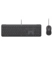 Teclado + raton logitech mk620 negro