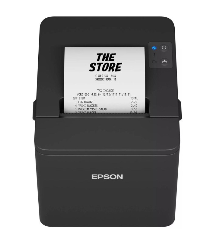 Impresora ticket termica epson tm - t20 iv red & usb negra