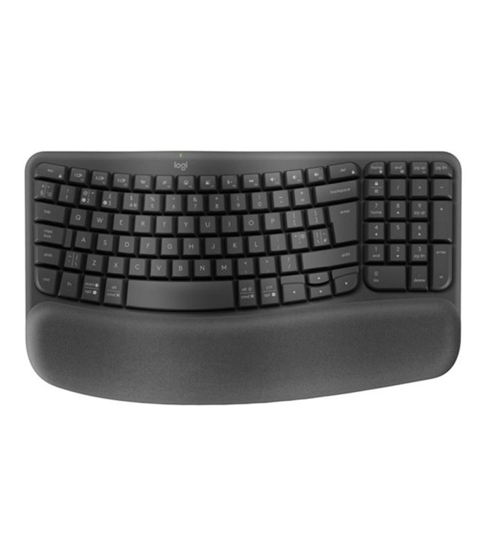 Teclado logitech ergo series wave keys for business negro