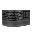 Teclado logitech ergo series wave keys for business negro