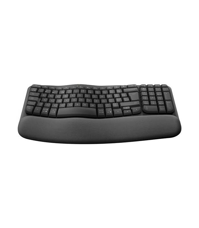 Teclado logitech ergo series wave keys for business negro