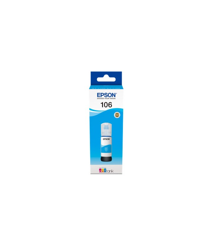 Cartucho tinta epson c13t00r240 106 ecotank cyan ink et - 7700 - et - 7750