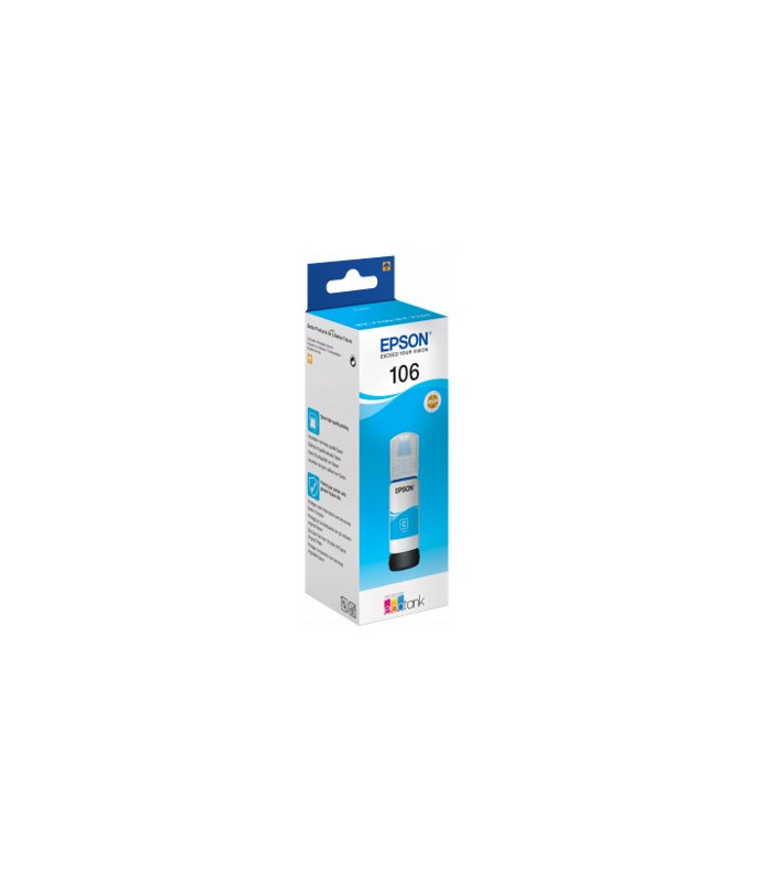 Cartucho tinta epson c13t00r240 106 ecotank cyan ink et - 7700 - et - 7750