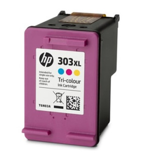 Cartucho tinta hp original 303xl t6n03ae tricolor cian magenta amarillo