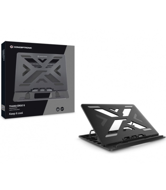 Soporte - base de refrigeracion conceptronic para portatiles hasta 15.6 pulgadas