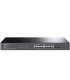 Swicht tp - link 16 puertos 10 - 100 - 1000mbps con 2 ptos sfp gestionable rack 19 pulgadas