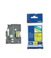 Cinta laminada brother tze631 12mm x 8m amarillo - negro