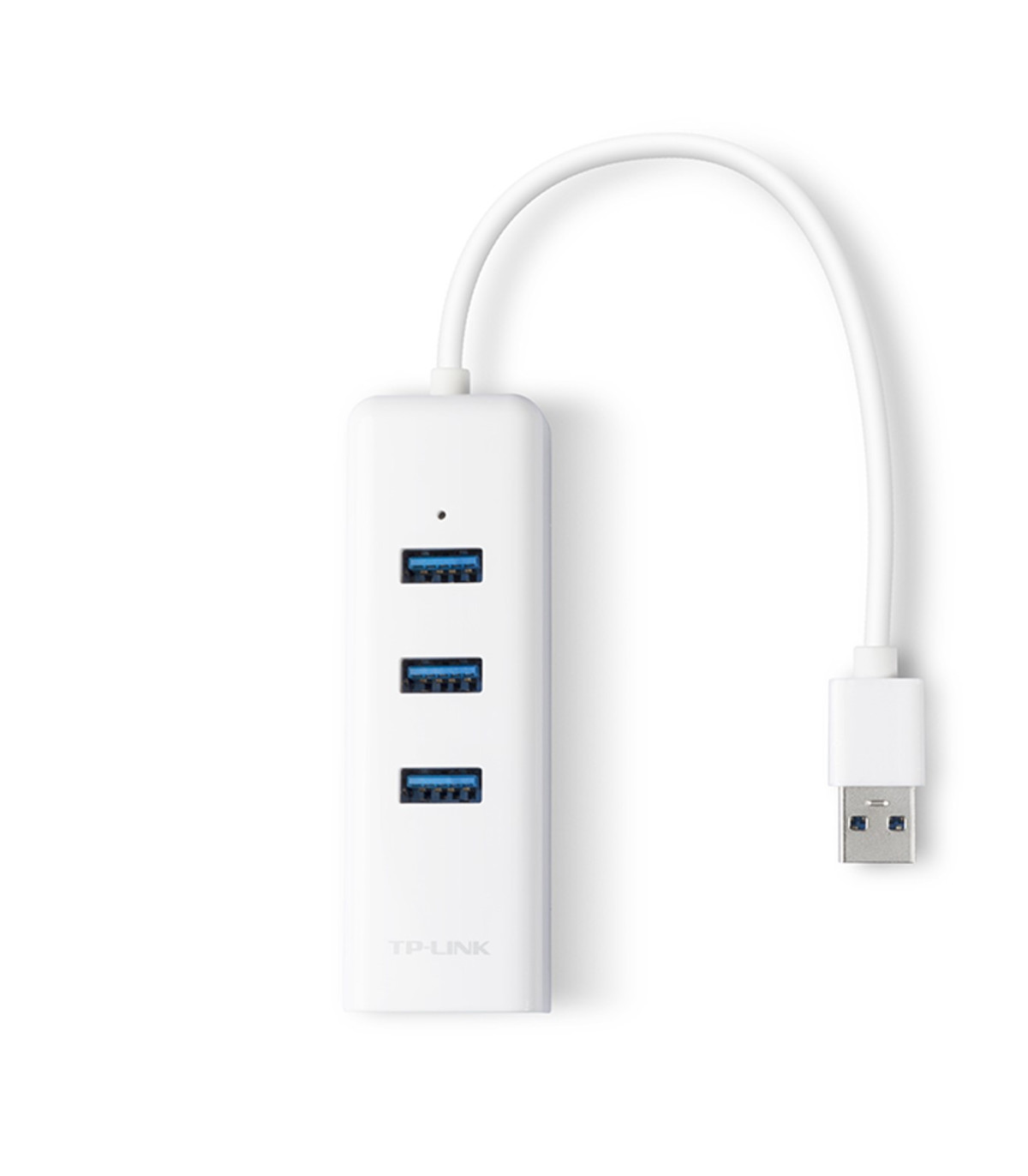 Adaptador usb a ethernet gigabit + hub de 3 puertos usb 3.0 tp link