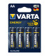 Blister pilas varta alcalinas energy lr6 aa -  4 pilas