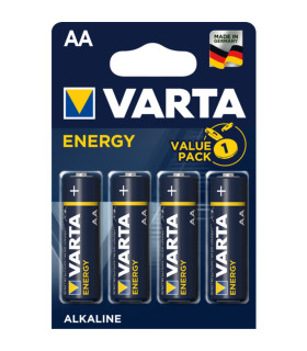 Blister pilas varta alcalinas energy lr6 aa -  4 pilas