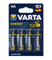 Blister pilas varta alcalinas energy lr6 aa - 4 pilas