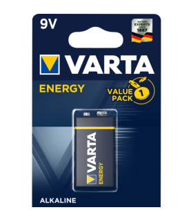 Blister pilas varta alcalina energy 6lr61 9v