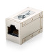 Adaptador rj45 equip cat6 apantallado hembra hembra