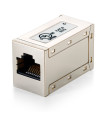 Adaptador rj45 equip cat6 apantallado hembra hembra