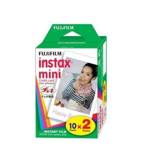 Pack 2 cartuchos - carga fujifilm 10 fotos instax  mini