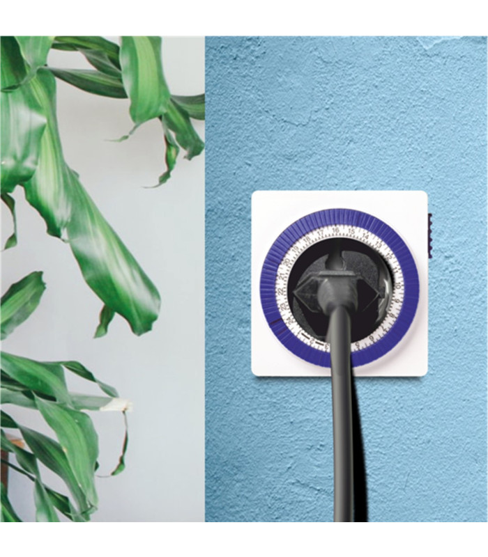 Programador silver electronic analógico -  24 horas -  3600w -  250v -  16a -  50hz -  ip 20 - ajustable 15 minutos -  24h