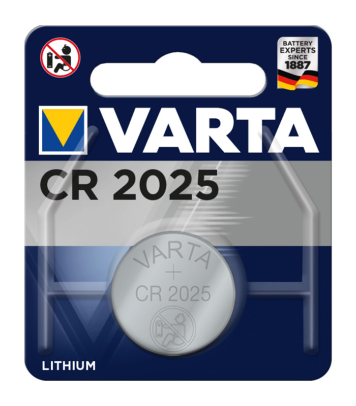 Blister pilas varta litio boton cr - 2025 3v 170mah