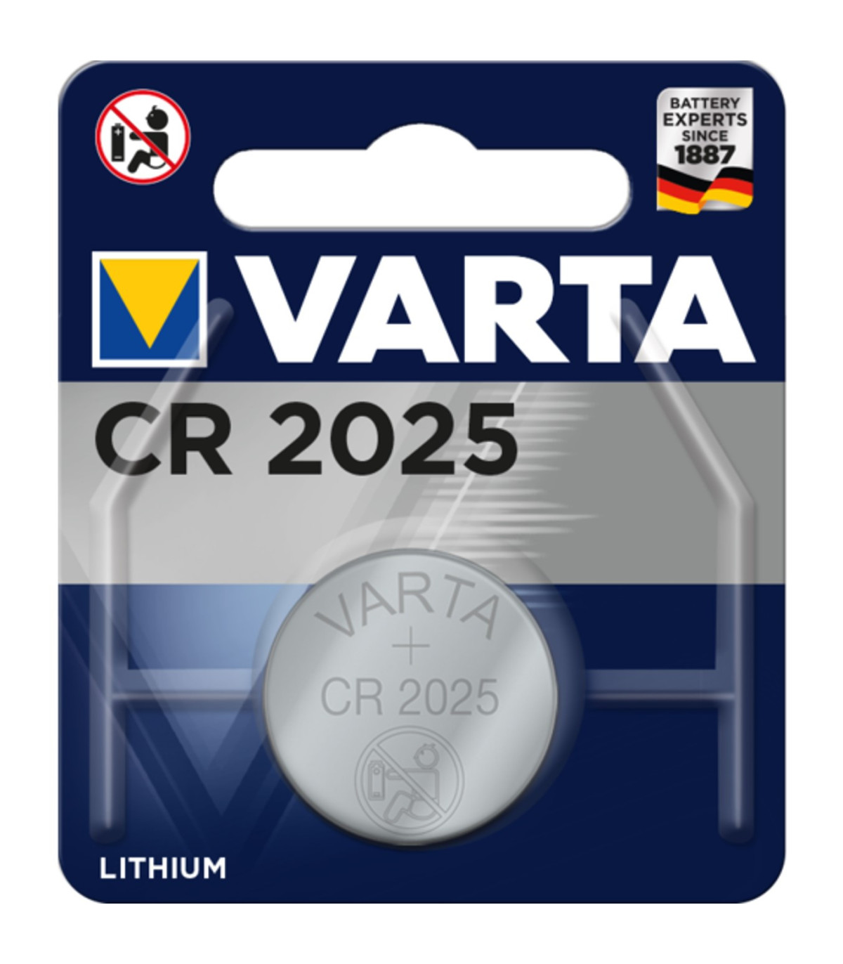 Blister pilas varta litio boton cr - 2025 3v 170mah