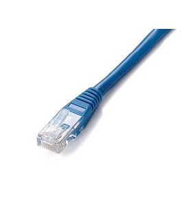 Cable red equip latiguillo rj45 u -  utp cat6 0.5m azul