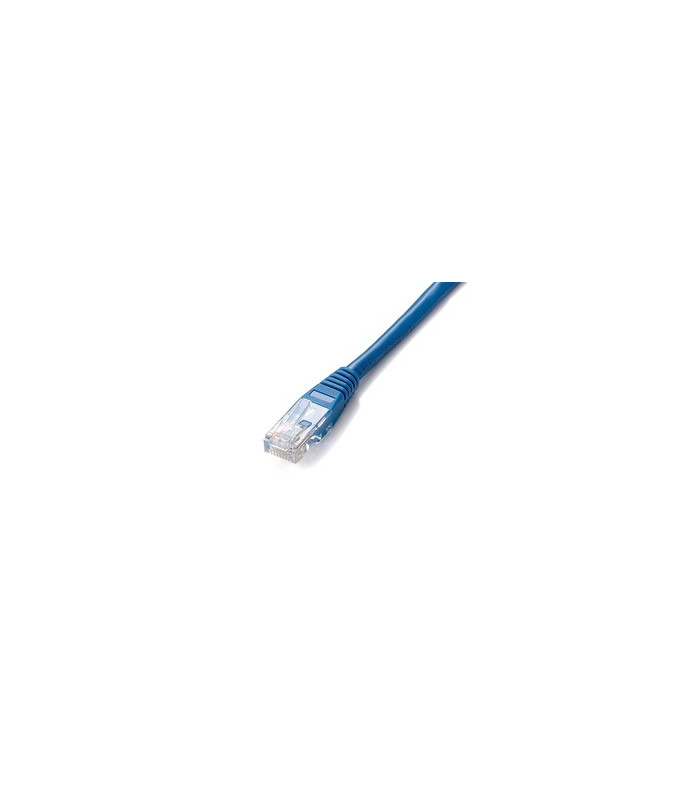 Cable red equip latiguillo rj45 u -  utp cat6 0.5m azul