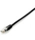 Cable red equip latiguillo rj45 u -  utp cat6 1m negro
