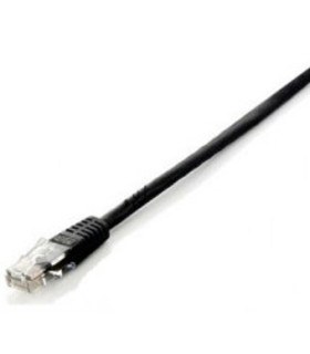Cable red equip latiguillo rj45 u -  utp cat6 1m negro