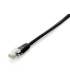 Cable red equip latiguillo rj45 u -  utp cat6 0.5m negro