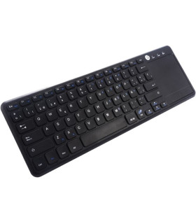 Teclado inalambrico coolbox touchpad coo - tew01 - bk