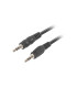 Cable estereo lanberg jack 3.5mm macho -  jack 3.5mm macho 2m negro