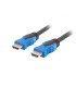 Cable hdmi lanberg macho - macho v2.0 cu 4k 0.5m negro
