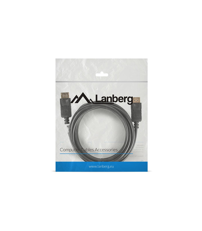 Cable displayport lanberg macho macho 4k 3m negro