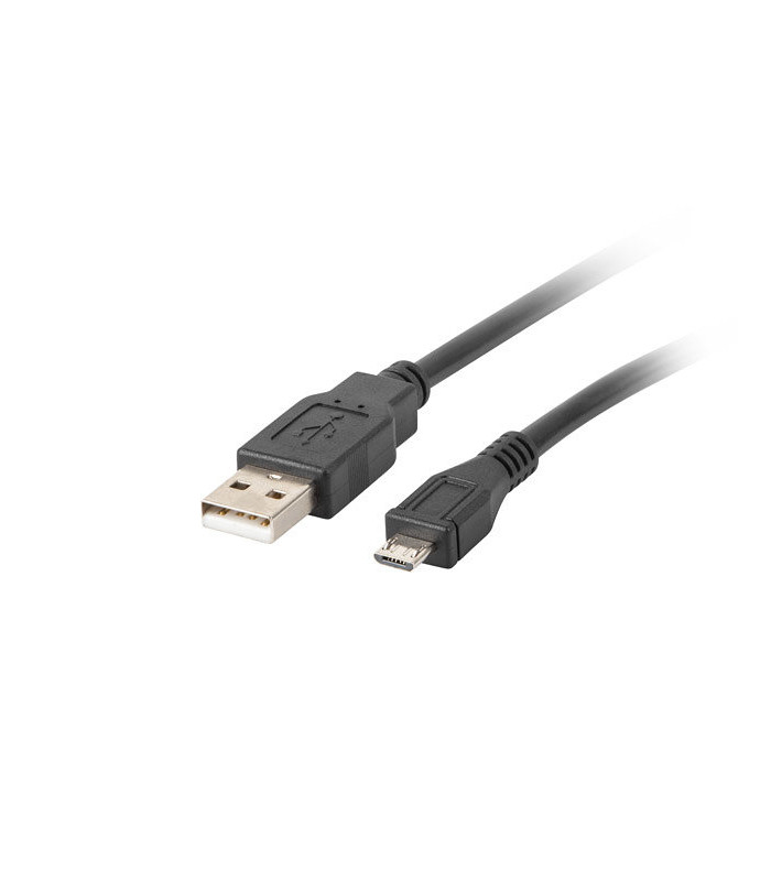 Cable usb lanberg 2.0 macho -  micro usb macho 1.8 m negro