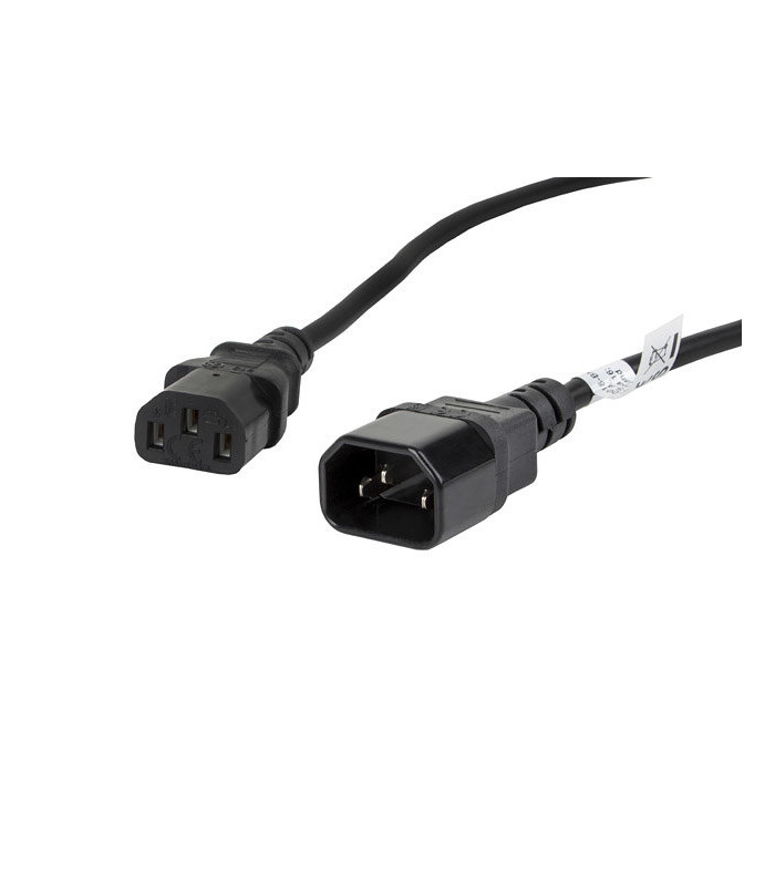 Cable alargador lanberg alimentacion cpu iec320 c13 h - iec320 c14 m vde 1.8m
