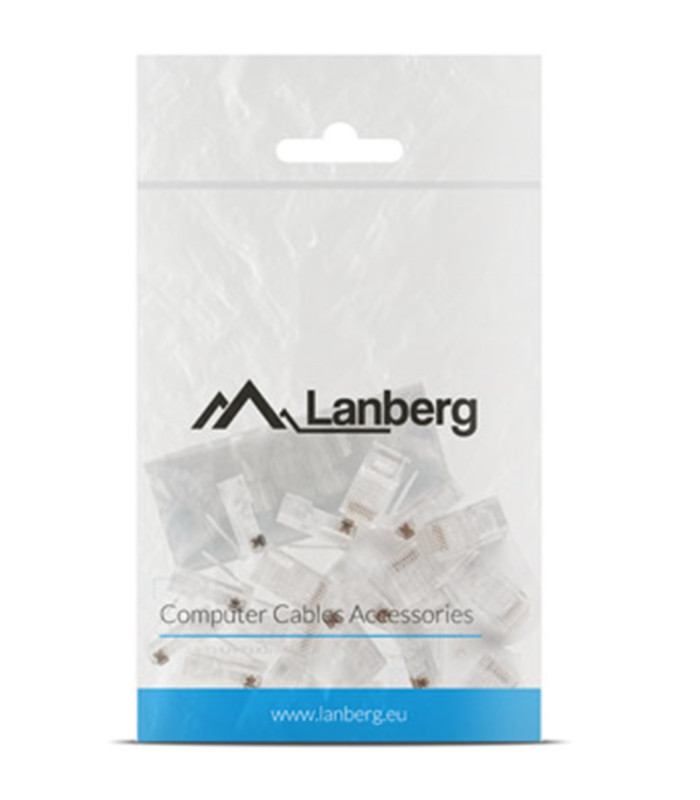 Conector cat 6 lanberg utp 8p8c pack 20 uds