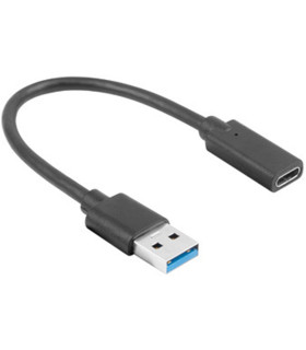Adaptador lanberg usb 3.1 tipo c -  usb tipo - a 15cm