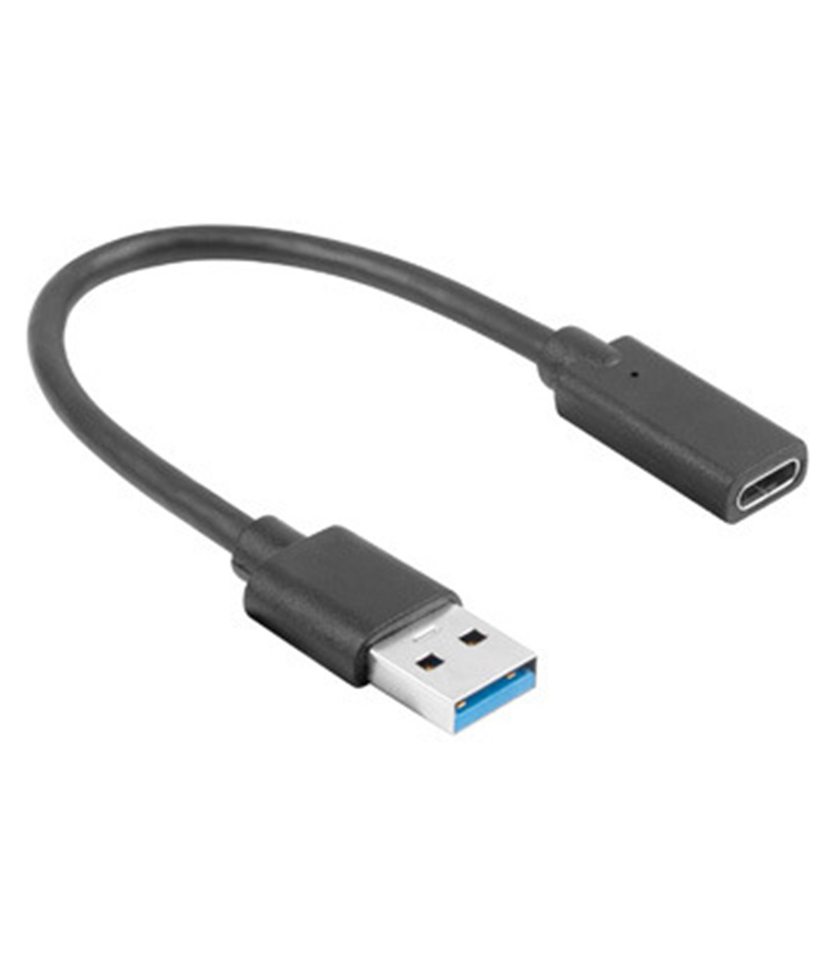 Adaptador lanberg usb 3.1 tipo c -  usb tipo - a 15cm