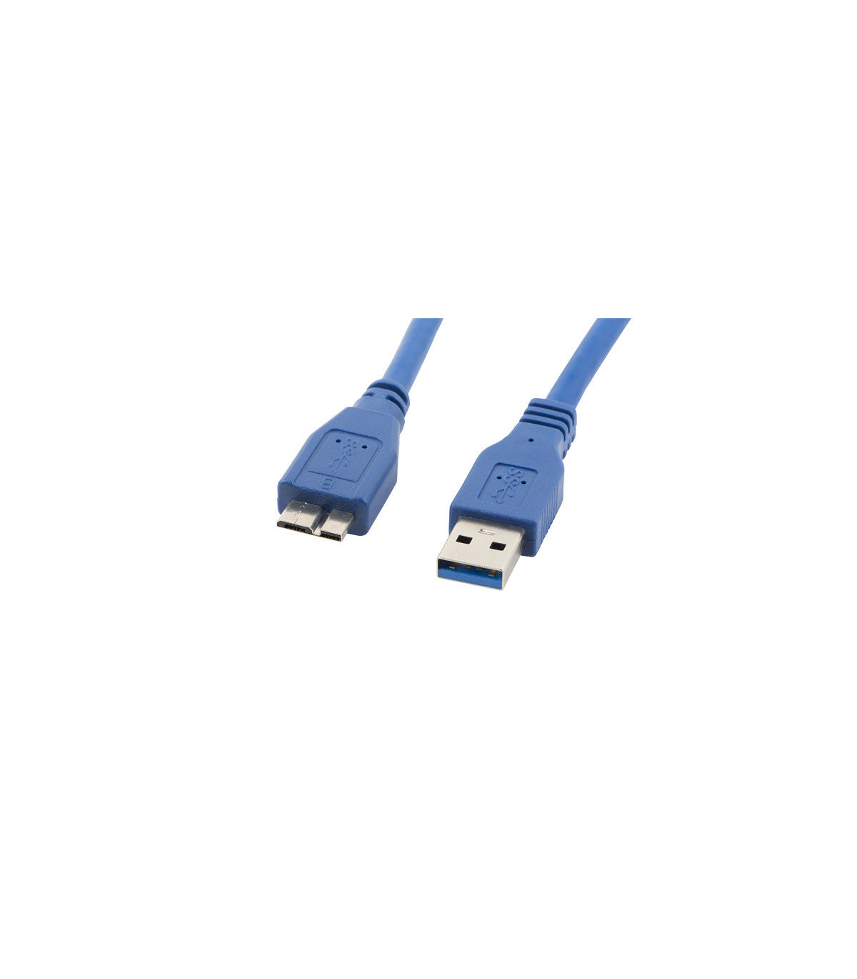 Cable usb lanberg 3.0 macho - micro usb macho 0.5m azul