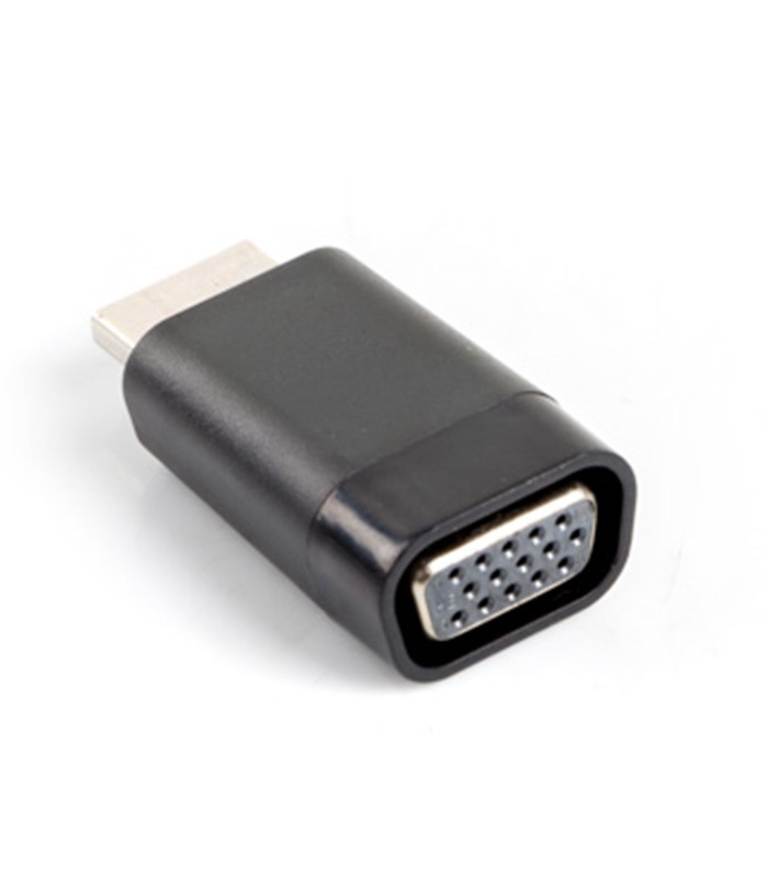 Adaptador lanberg hdmi macho -  vga hembra negro