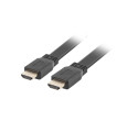 Cable hdmi lanberg macho - macho v2.0 4k plano 1m negro