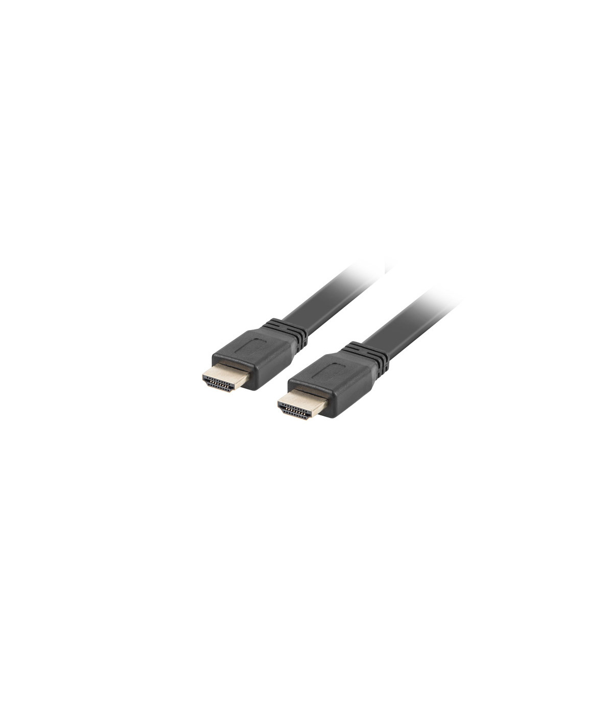 Cable hdmi lanberg macho - macho v2.0 4k plano 1m negro