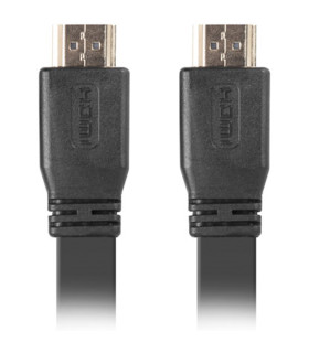 Cable hdmi lanberg macho - macho v2.0 4k plano 1m negro