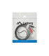 Cable estereo lanberg mini jack 3.5mm -  2x rca macho 1.5m