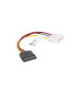 Cable lanberg alimentacion molex macho a sata hembra 15 cm