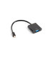 Adaptador lanberg minidisplayport macho -  vga hembra 20cm negro
