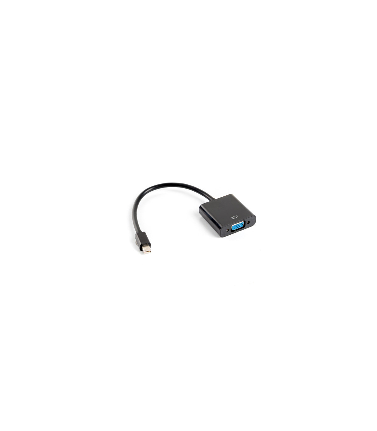 Adaptador lanberg minidisplayport macho -  vga hembra 20cm negro