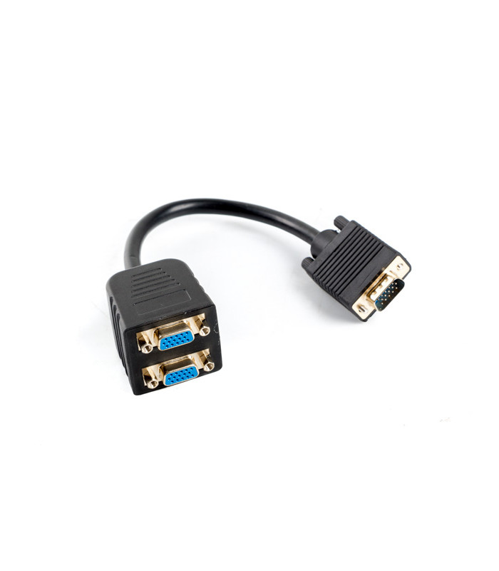 Adaptador lanberg vga - vga x2 20cm