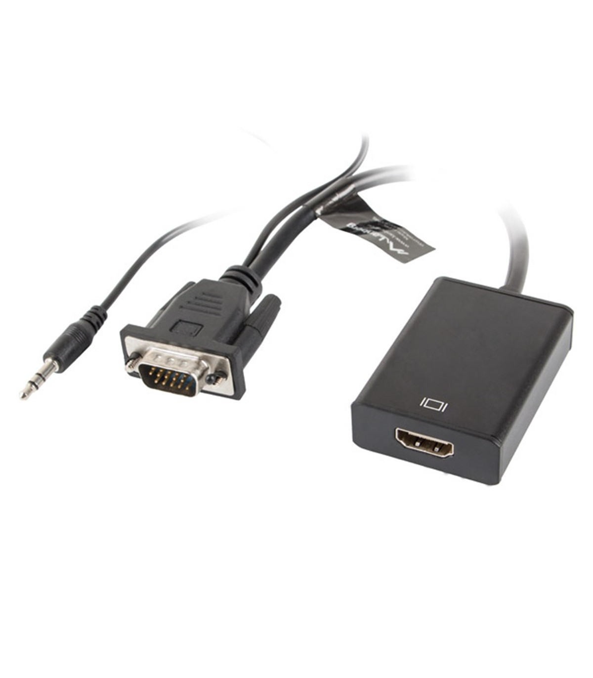 Adaptador lanberg vga macho+audio 3.5mm jack -  hdmi hembra